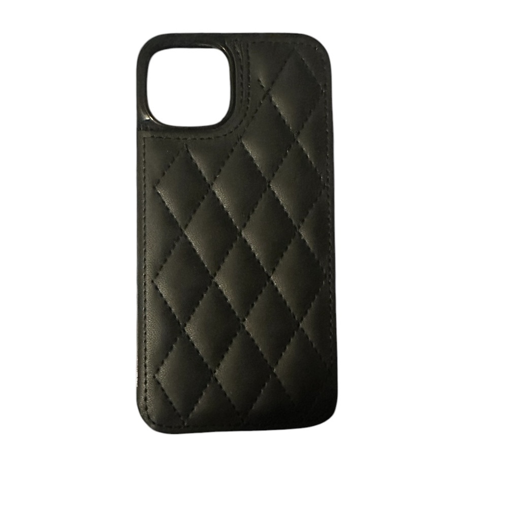 iPhone 14 black wallet phone case